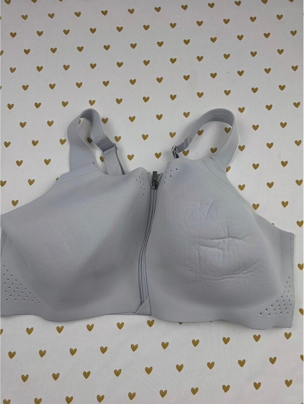 Victorias Secret Grey Supportive sports bra exercise Tank top VSX 40D
